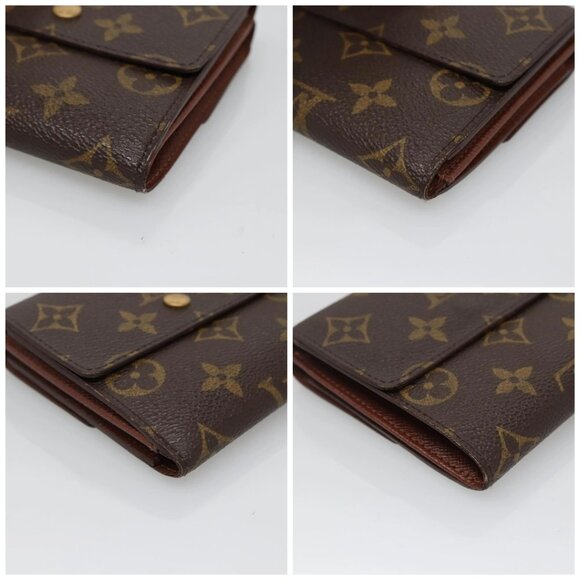 LOUIS VUITTON Monogram Porte Monnaie Bier Cartes Crdit Wallet M61652 Auth ki5989 - Picture 14 of 16
